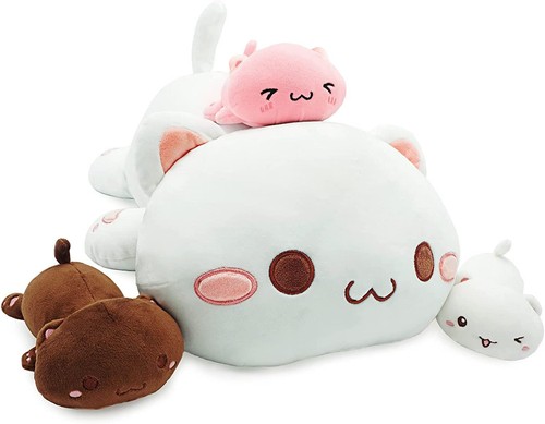 Plüschtier katze mama 50cm - katze,
