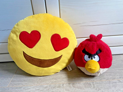 Kissen smiley angry birds - +,