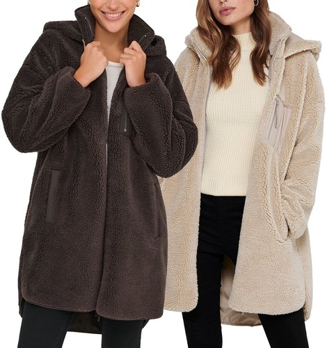 Only damen teddy mantel - only, jacke