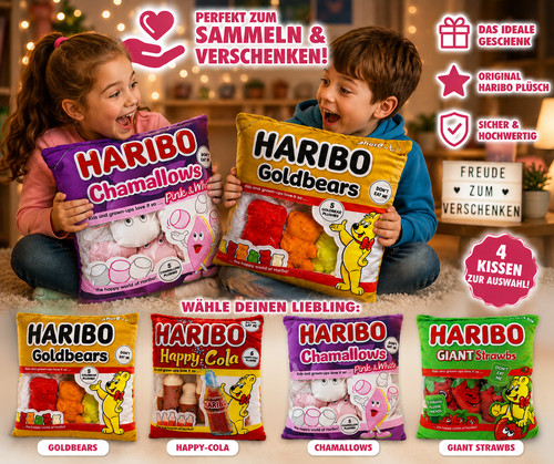 Haribo plüschkissen xxl - haribo,