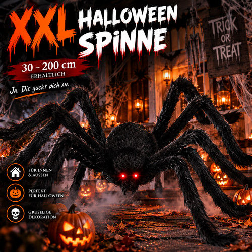 Xxl plüsch spinne halloween - xxl,