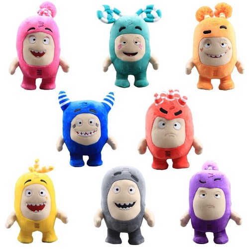 18cm oddbods soft puppe - 7''/18cm,