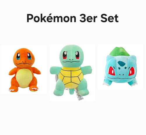Pokémon 3er set - 3er,
