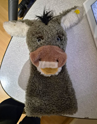 Steiff handpuppe esel - handpuppe,